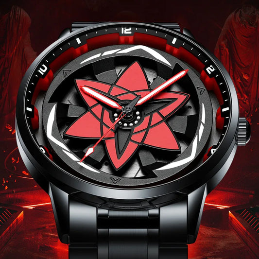 360Rotation 3D Wheel Men Watches Super Car Rim Hub Men Quartz Watch Stainless Steel Waterproof Wholesale Watch Relogio Masculino